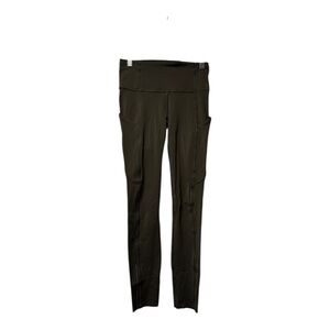 Lululemon Fast & Free 7/8 Tight II Nulux 25” Green High-Rise Leggings Size 4